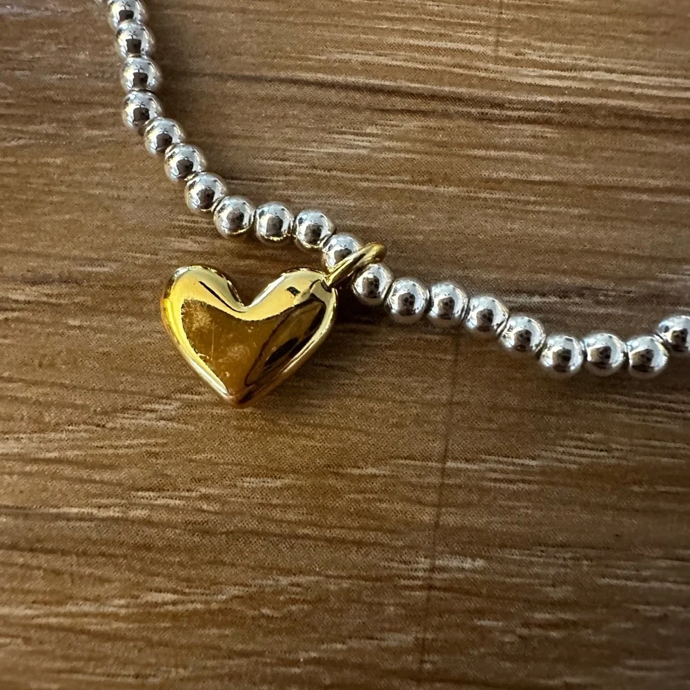 Katie Loxton Silver Plated Heart Bracelet